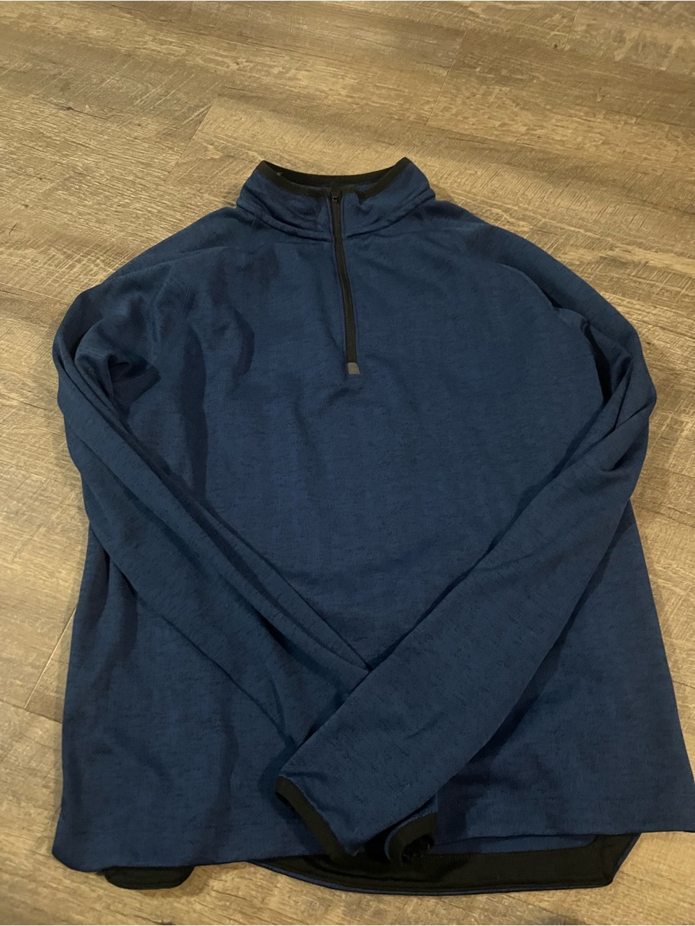 Champion Navy Blue Quarter-Zip Men's Sweater